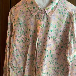Lilly Pulitzer linen blouse size S